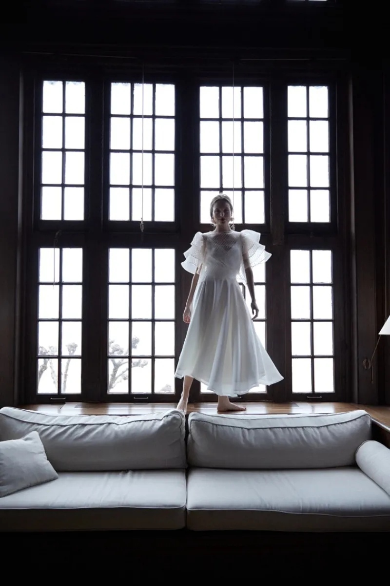 Cheap Maison Guillemette JUPE JAMES - COLLECTION BLANCHE