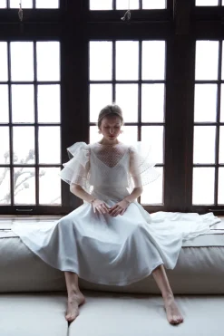 Cheap Maison Guillemette JUPE JAMES - COLLECTION BLANCHE