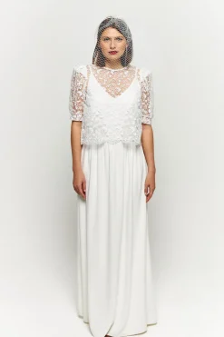 Store Maison Guillemette JUPE LONGUE PIA - COLLECTION BLANCHE