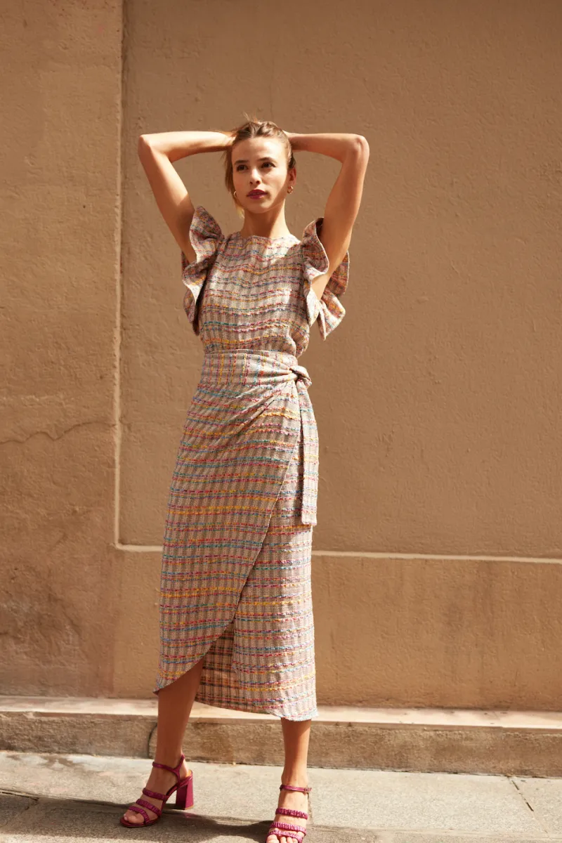 Cheap Maison Guillemette JUPE PORTEFEUILLE ORSO