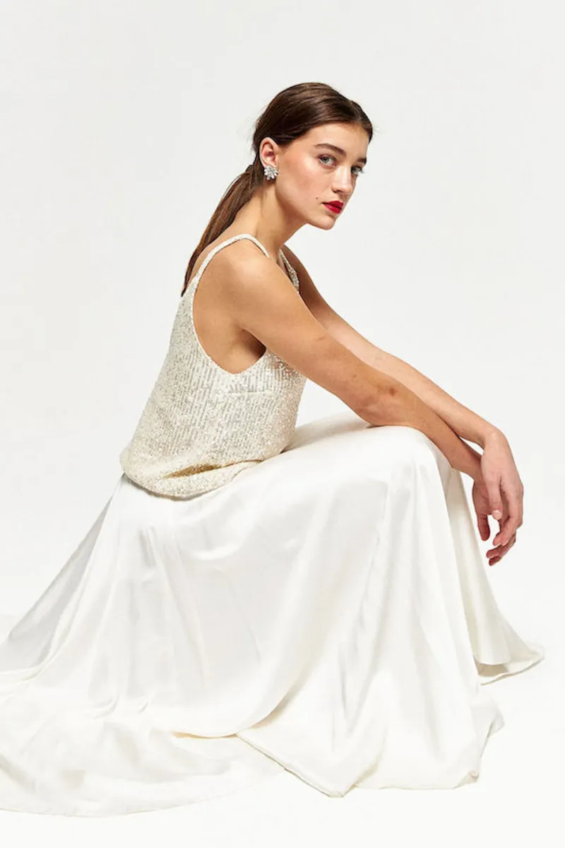 Best Sale Maison Guillemette JUPE SOFIA - COLLECTION BLANCHE