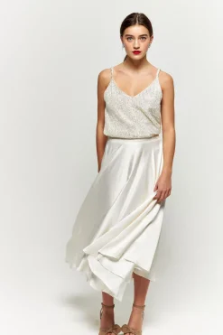 Best Sale Maison Guillemette JUPE SOFIA - COLLECTION BLANCHE