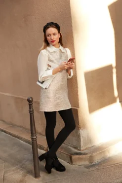 Flash Sale Maison Guillemette MINI ROBE 3T TWEED IRISÉ