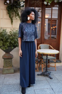 Clearance Maison Guillemette PANTALON ARLETTE MARINE