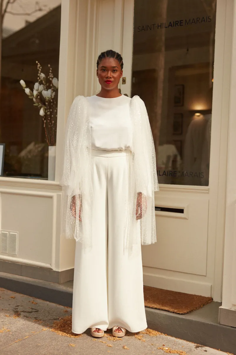 Best Maison Guillemette PANTALON AUGUSTE - COLLECTION BLANCHE - LES EMBLEMATIQUES