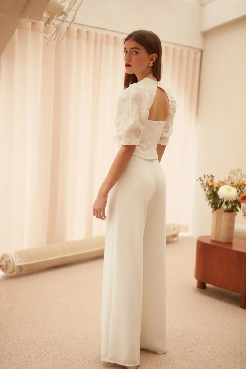 Best Maison Guillemette PANTALON AUGUSTE - COLLECTION BLANCHE - LES EMBLEMATIQUES