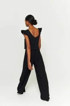 Cheap Maison Guillemette PANTALON GUSTAVE NOIR - LES EMBLEMATIQUES