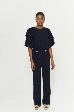 Clearance Maison Guillemette PANTALON PAULA MARINE