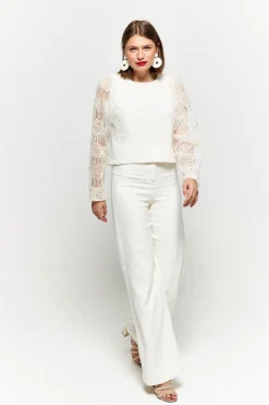 Outlet Maison Guillemette PANTALON SUZIE - COLLECTION BLANCHE