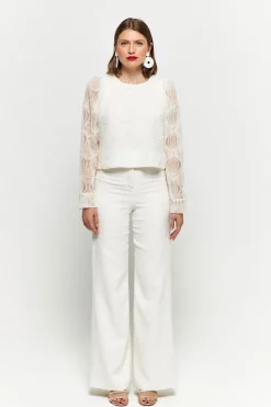 Outlet Maison Guillemette PANTALON SUZIE - COLLECTION BLANCHE