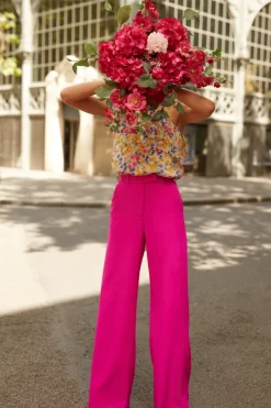 New Maison Guillemette PANTALON TARA ROSE PODIUM