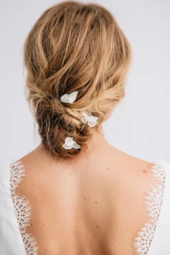 Shop Maison Guillemette PICS A CHEVEUX GRACE IVOIRE - COLLECTION BLANCHE