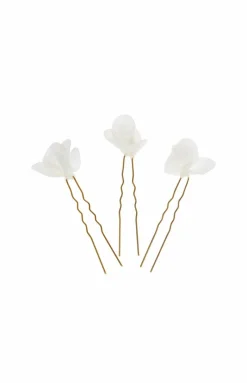 Shop Maison Guillemette PICS A CHEVEUX GRACE IVOIRE - COLLECTION BLANCHE