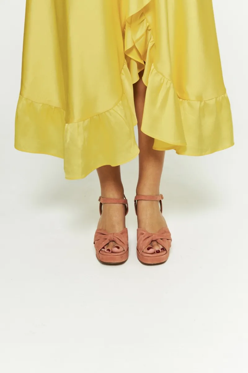 Cheap Maison Guillemette PLATEFORMES JACQUELINE ROSE BLUSH