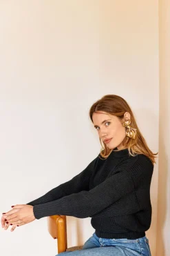 Online Maison Guillemette PULL CLAUDE NOIR