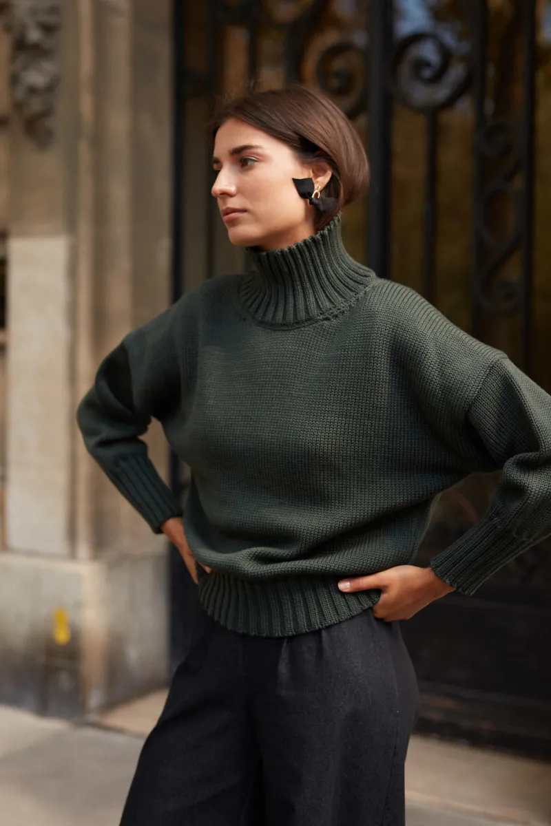 Best Sale Maison Guillemette PULL RODOLPHE KAKI