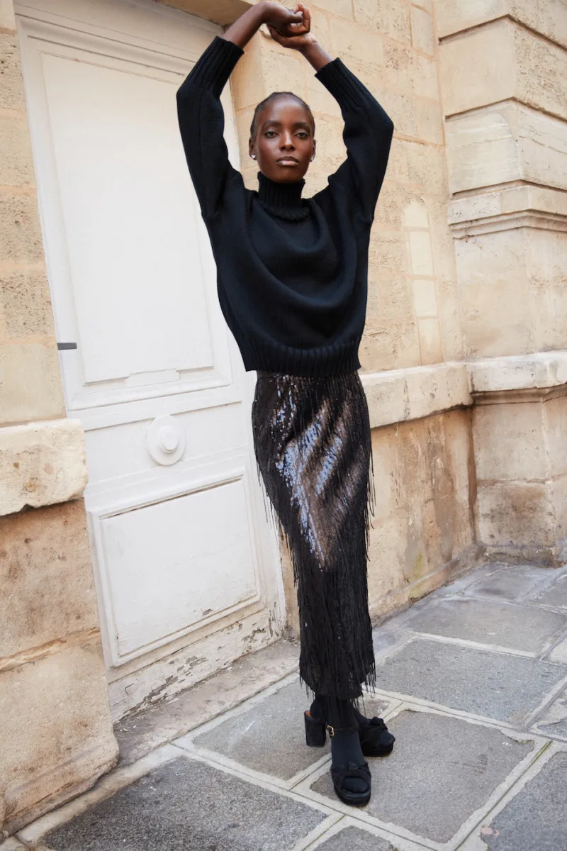 Online Maison Guillemette PULL RODOLPHE NOIR