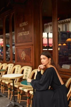 Best Maison Guillemette ROBE GEORGES NOIRE - LES EMBLEMATIQUES