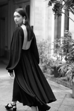 Best Maison Guillemette ROBE GEORGES NOIRE - LES EMBLEMATIQUES