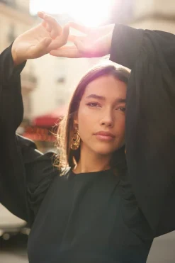 Best Maison Guillemette ROBE GEORGES NOIRE - LES EMBLEMATIQUES