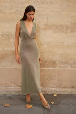 Outlet Maison Guillemette ROBE JERSEY OR