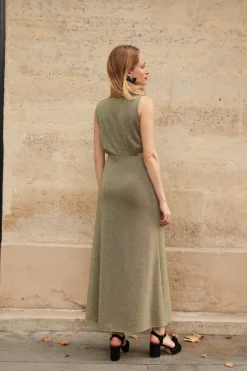 Outlet Maison Guillemette ROBE JERSEY OR