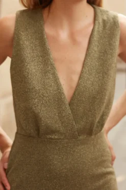 Outlet Maison Guillemette ROBE JERSEY OR