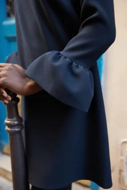 Online Maison Guillemette ROBE LEONIE MARINE - existe dans deux longueurs