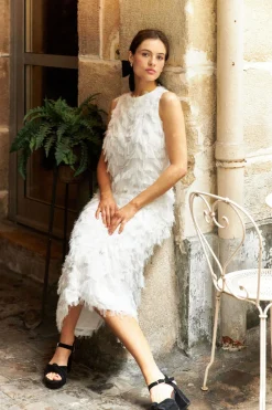 Sale Maison Guillemette ROBE LONGUE GREG - COLLECTION BLANCHE