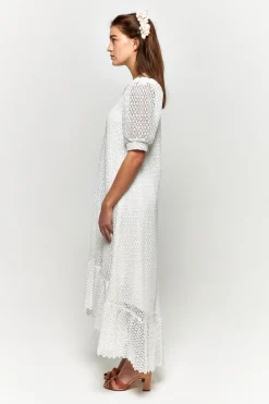 Discount Maison Guillemette ROBE MADDY - COLLECTION BLANCHE