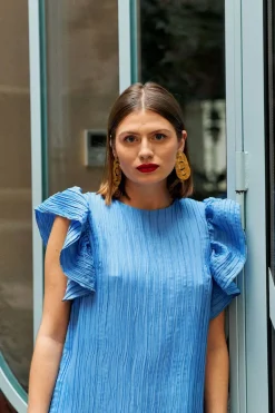 Best Maison Guillemette ROBE PENELOPE BLEUE