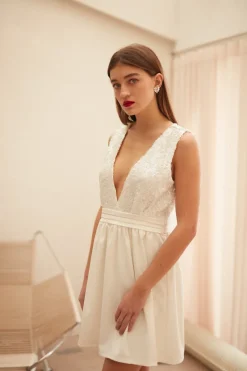 Cheap Maison Guillemette ROBE SEVILLA - COLLECTION BLANCHE