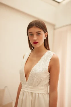 Cheap Maison Guillemette ROBE SEVILLA - COLLECTION BLANCHE