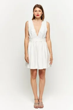 Cheap Maison Guillemette ROBE SEVILLA - COLLECTION BLANCHE