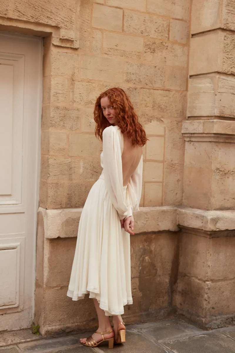 Outlet Maison Guillemette ROBE YVES - COLLECTION BLANCHE