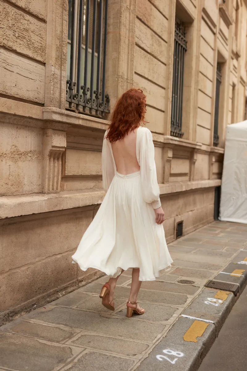 Outlet Maison Guillemette ROBE YVES - COLLECTION BLANCHE