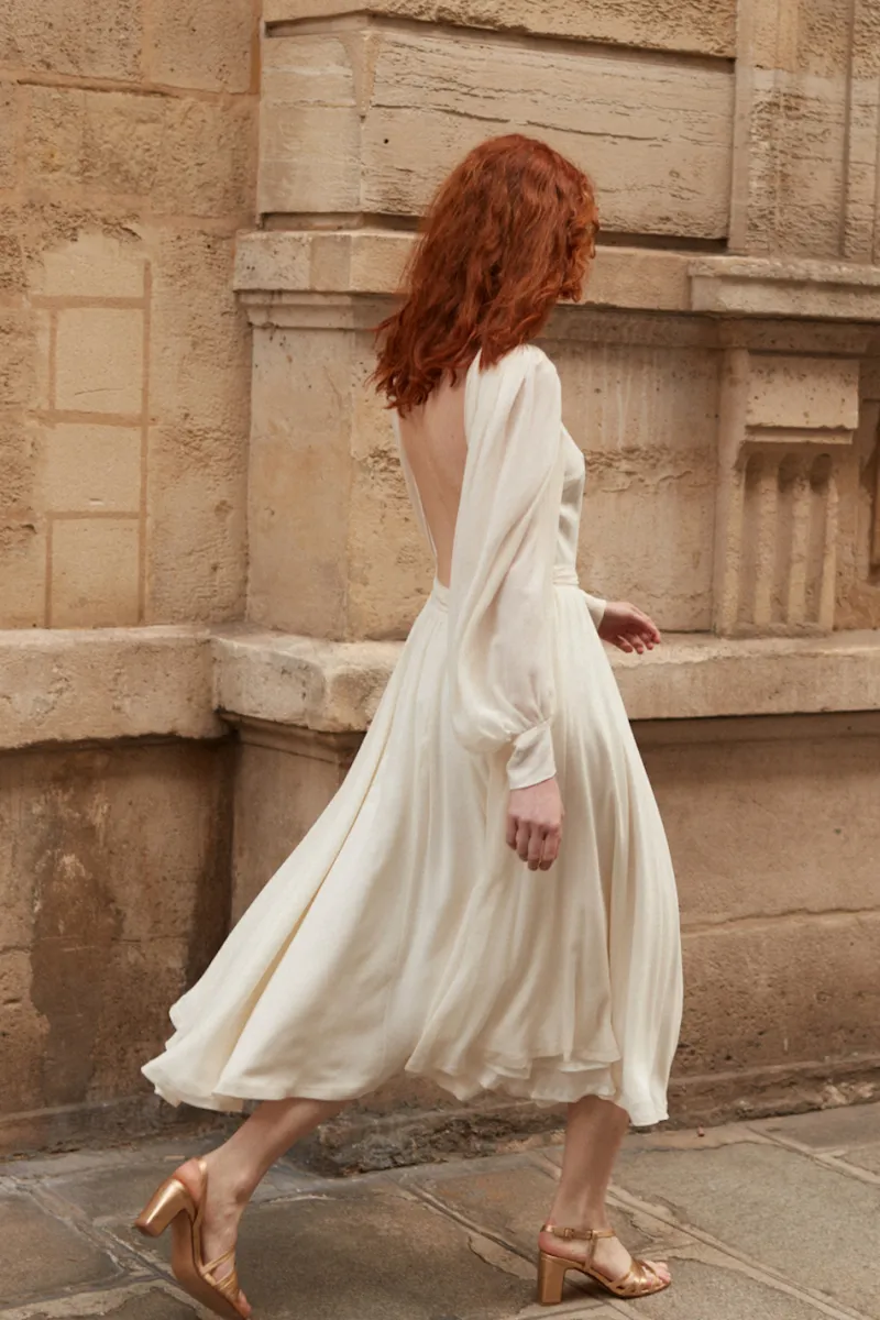 Outlet Maison Guillemette ROBE YVES - COLLECTION BLANCHE