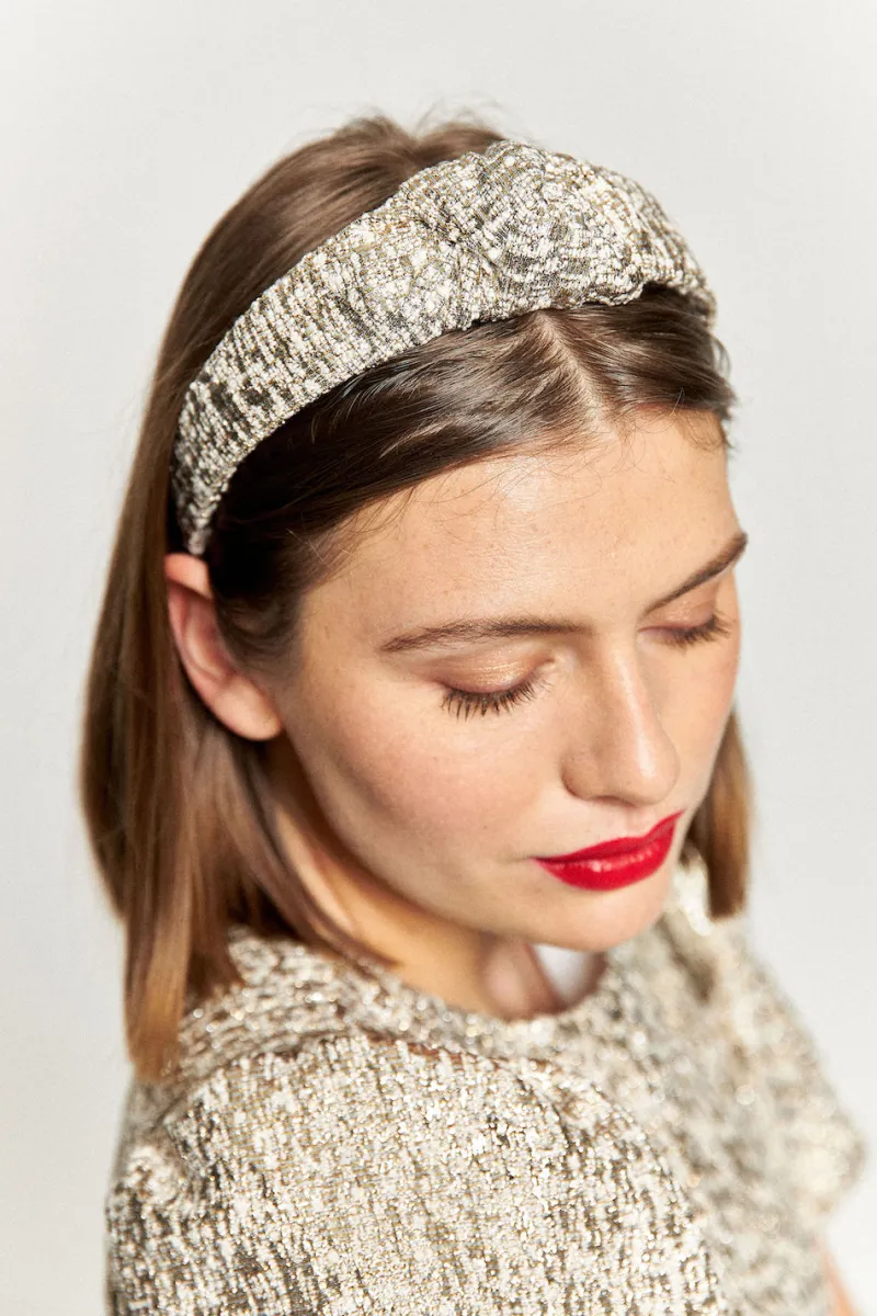 Cheap Maison Guillemette SERRE TETE AMORE TWEED DORE