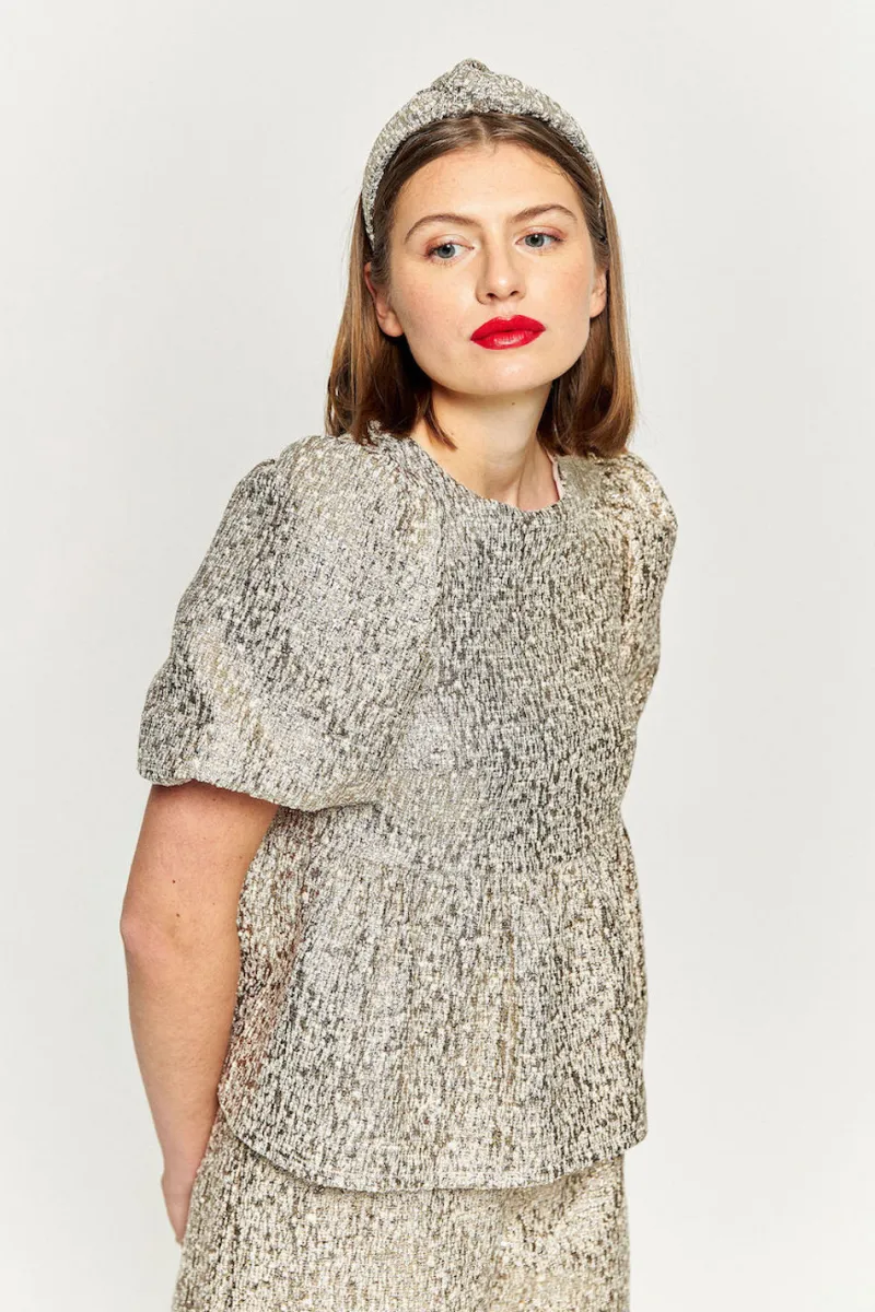 Cheap Maison Guillemette SERRE TETE AMORE TWEED DORE