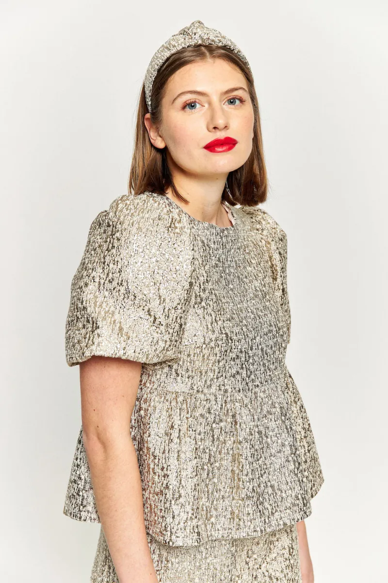 Cheap Maison Guillemette SERRE TETE AMORE TWEED DORE