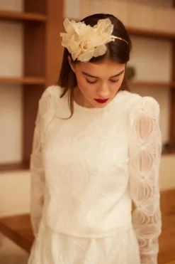 Cheap Maison Guillemette SERRE TETE FLORA - COLLECTION BLANCHE