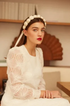 Fashion Maison Guillemette SERRE TETE ROME - COLLECTION BLANCHE