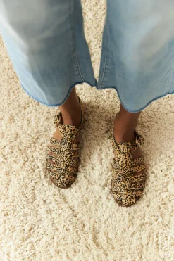 Cheap Maison Guillemette SPARTIATES IBIZA EFFET LEOPARD