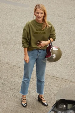 New Maison Guillemette SWEAT-SHIRT A NOS AMOURS - FEMME