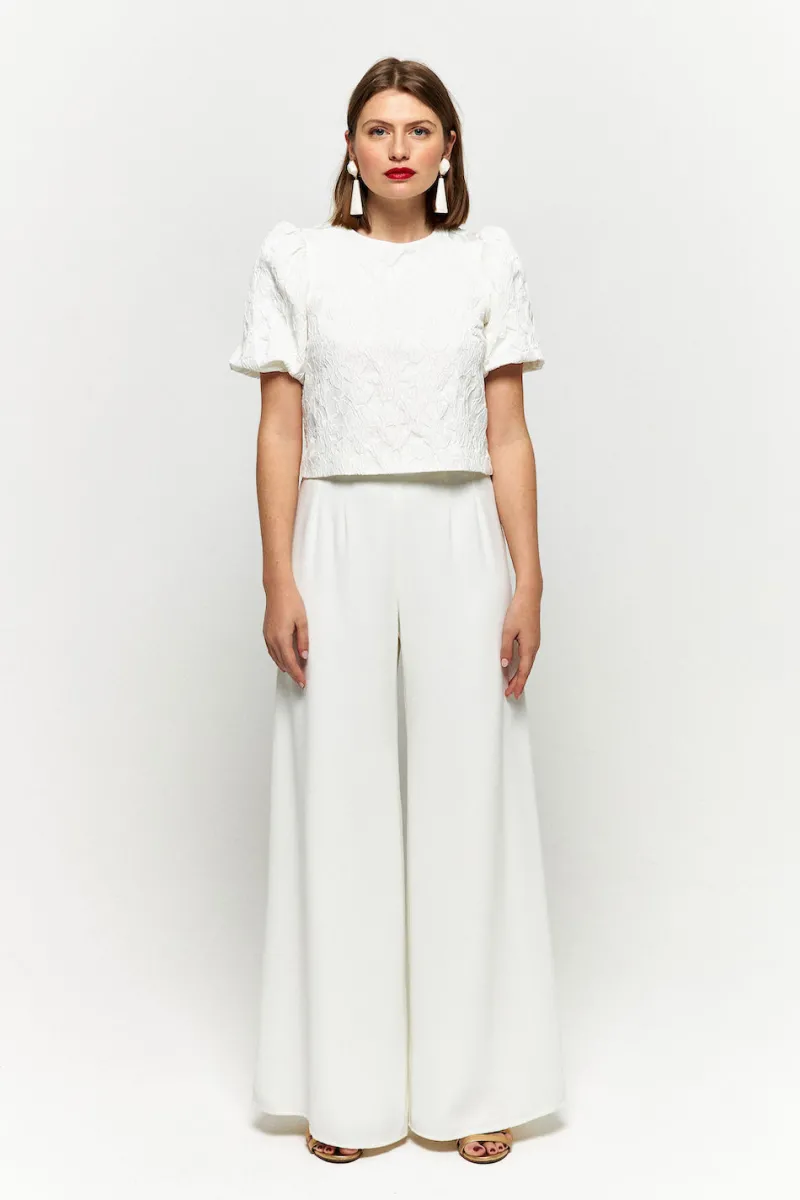 Discount Maison Guillemette TOP JANINA - COLLECTION BLANCHE