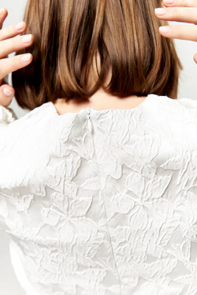 Discount Maison Guillemette TOP JANINA - COLLECTION BLANCHE