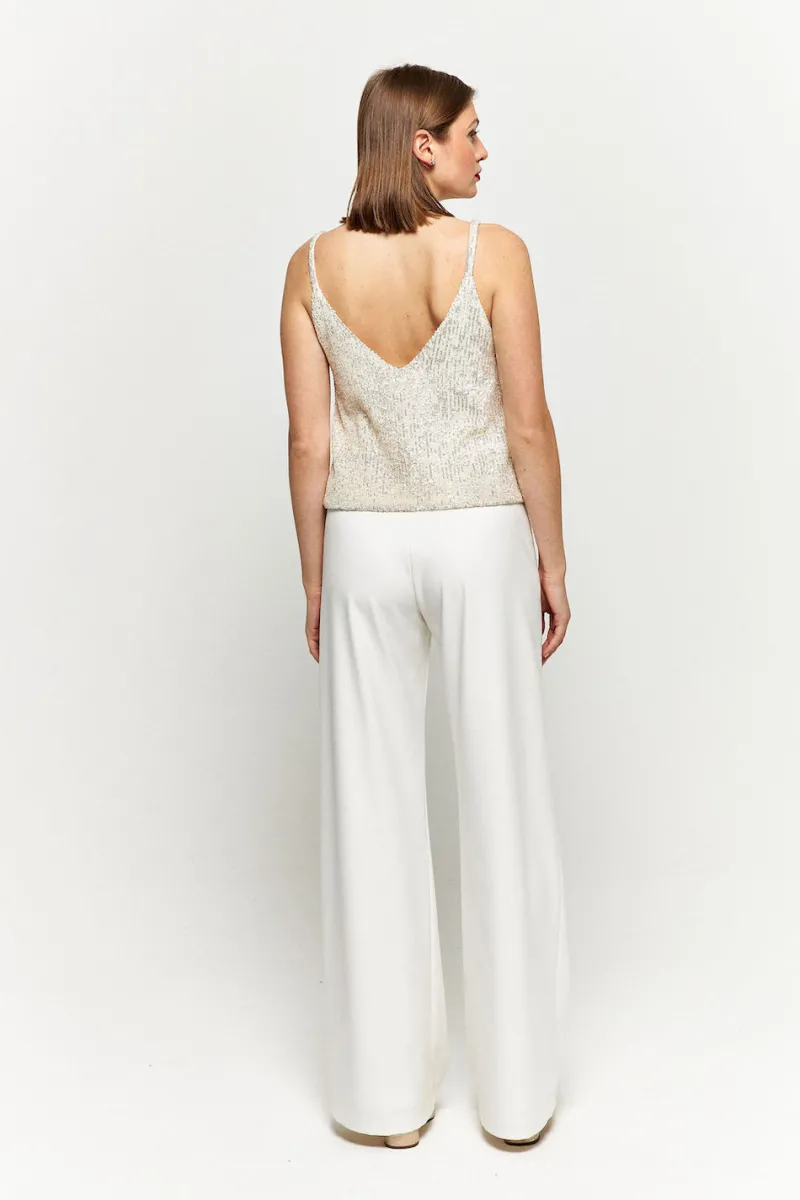 Discount Maison Guillemette TOP PETRA - COLLECTION BLANCHE