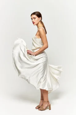 Discount Maison Guillemette TOP PETRA - COLLECTION BLANCHE