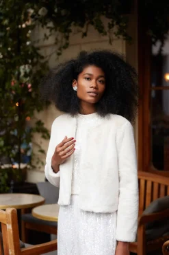 Clearance Maison Guillemette VESTE FIONA BEIGE SABLE