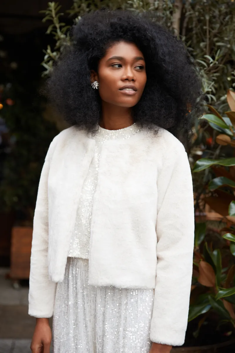 Clearance Maison Guillemette VESTE FIONA BEIGE SABLE